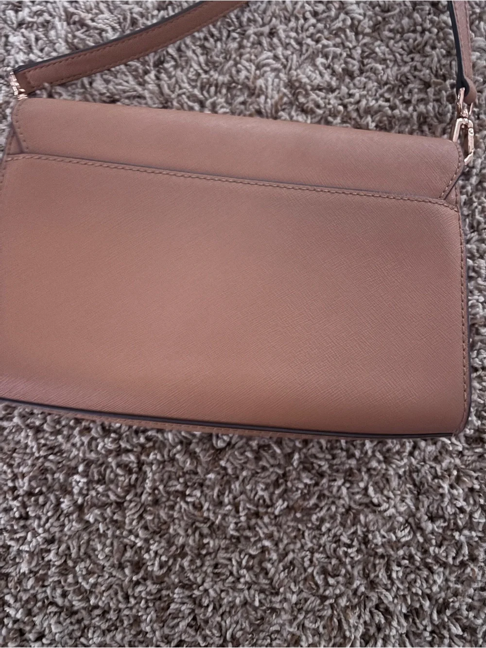 Tory Burch Saddle Brown Leather Crossbody Bag